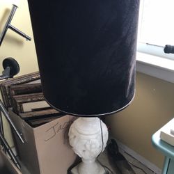 Vintage Antique Large Alabaster Lamp