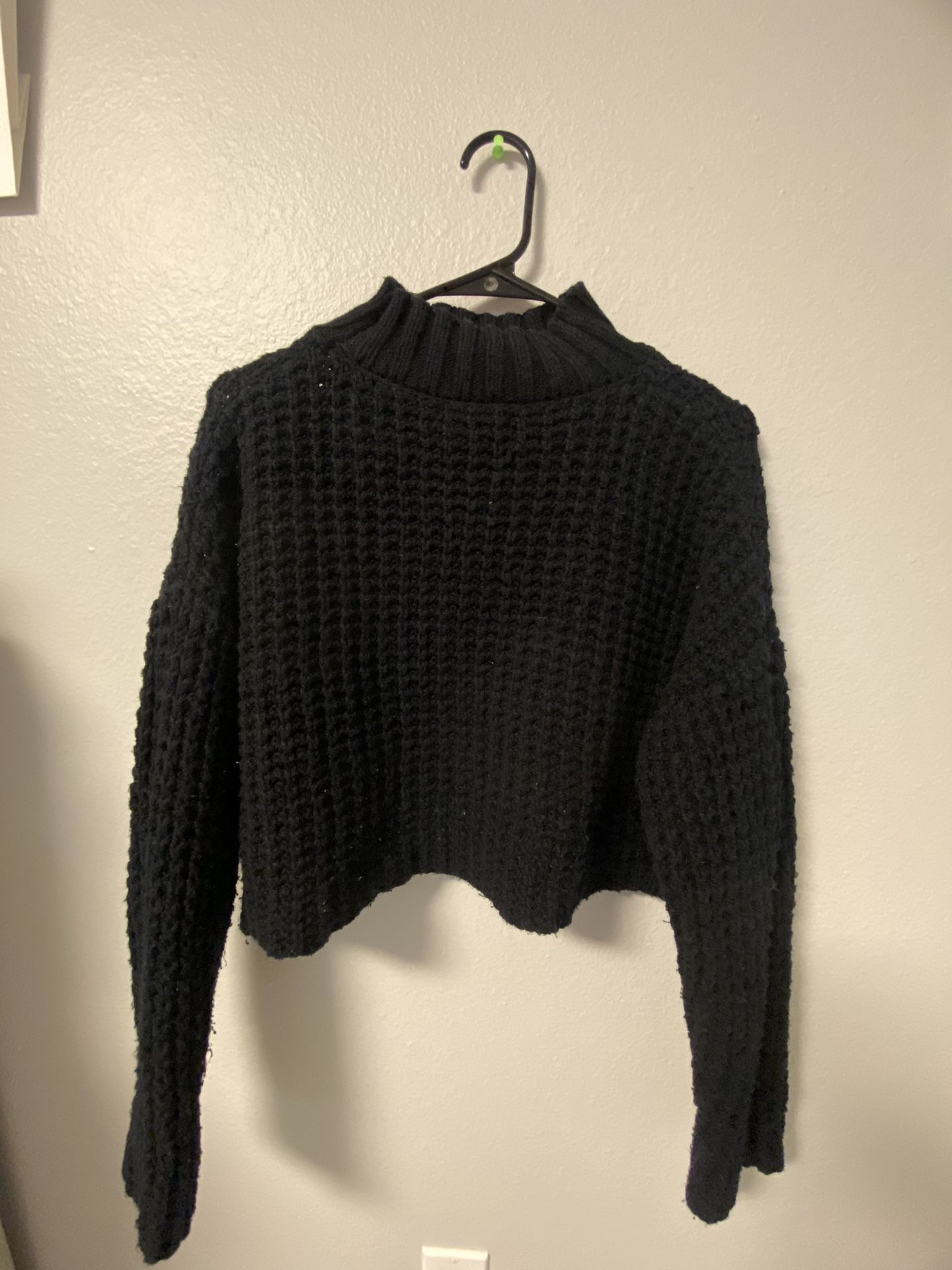 Knitted Black Sweater