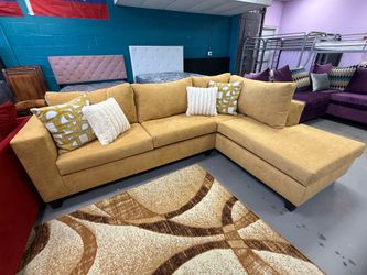 Sectional sofa red or yellow on sale for: