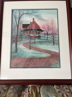 Signed Farmhouse Artwork 24”x28”