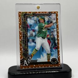 2025 Topps Holiday Nick Kurtz Gold Holiday Lights RC – H40