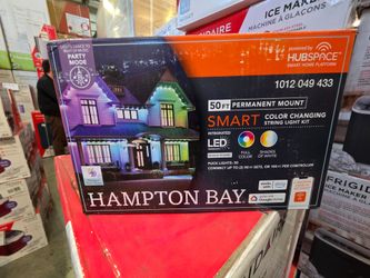 Hampton Bay 50ft Smart Color Changing String Light Kit
