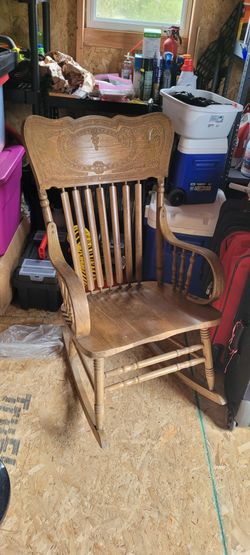 Big and tall rocking chair