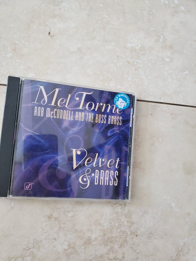 Mel Torme Rob McConnell And The Boss Brass Velvet And Brass CD