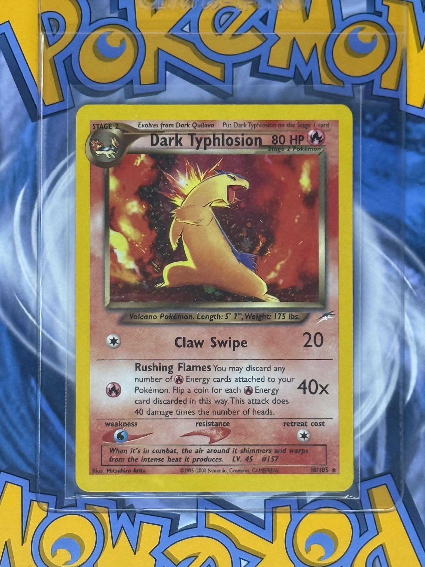 Dark Typhlosion Holo 10/105 - Neo Destiny