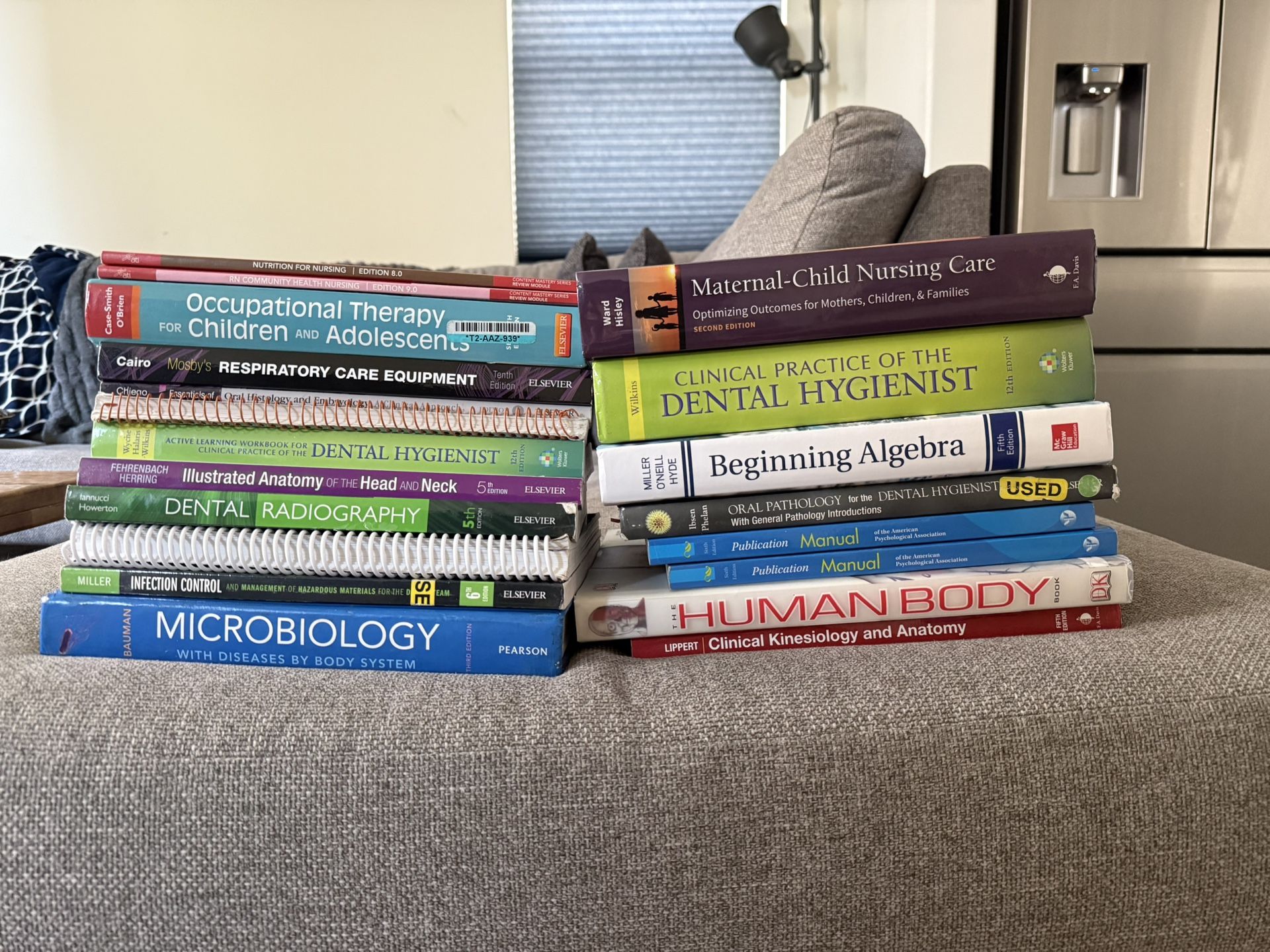 Nursing, Dental Hygiene, Biology, & Other Textbooks