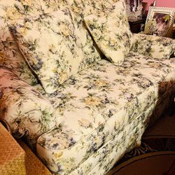 Floral Design Two Seater Rocking Sofa 