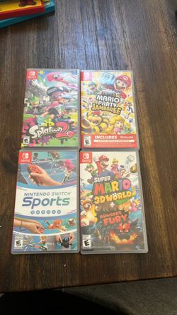 Nintendo switch games (used)