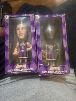 Luke Walton Lamar Odom bobbleheads