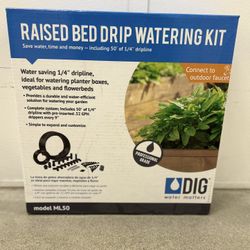 Raised Garden Bed Drip Watering Kit NEW