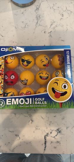 Emoji golf ball