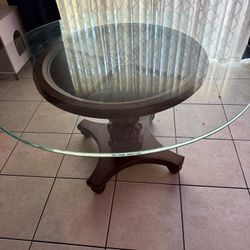Glass Top Table