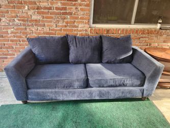 Blue sofa