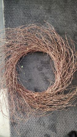 Wooden wreath