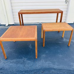 Set of tables made in Denmark