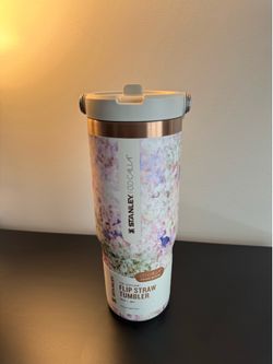 Stanley IceFlow Flip Straw Tumbler 30oz CALIA Floral Multicolor White