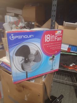 18 Inch Penguin Stand Or Floor Fan 