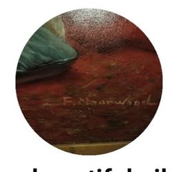 20th Century European Style Oil Painting On Canvasa