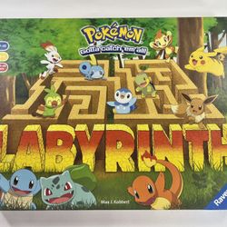 Pokemon Labyrinth Maze Ravensburger 2021 Board Game Complete