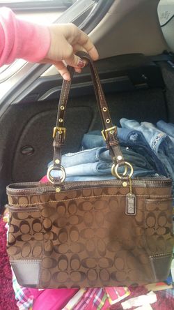 Coach bag purse cute! Blurry poc sorry. I can send more