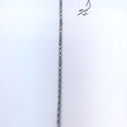 New White Gold Rope Bracelet 