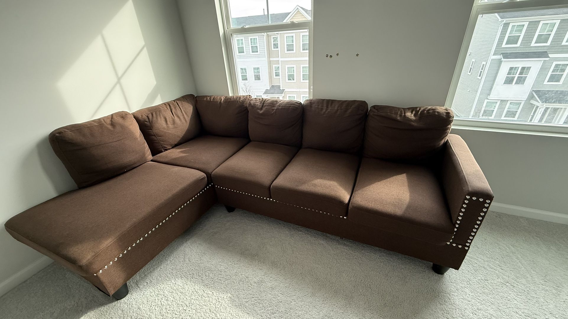 Kissner 95.25" Wide Sofa & Chaise