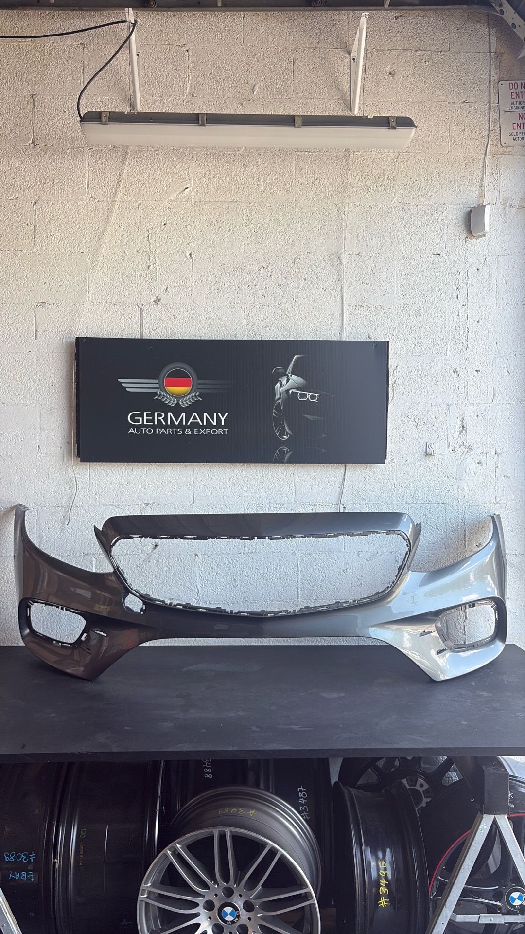 Mercedes Benz E 400 AMG front bumper cover 2023 Oem