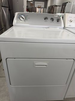 Whirlpool white dryer machine