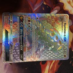 Kommo-o Gx 159/145 Rainbow Rare Pokémon Cards