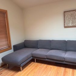 Gray sectional 