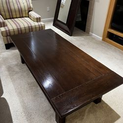 Pottery Barn living room table