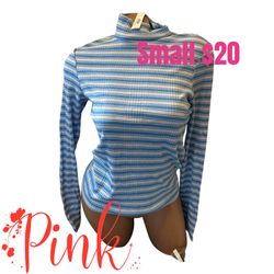 Pink Victoria secret blouse long sleeve small ❤️❤️