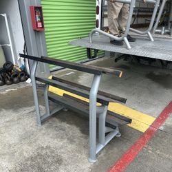 HAMPTON 3 TIER TRAY RUBBER HEX DUMBBELL FLAT RACK!! READY FOR PICKUP NOW!!