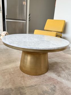 West Elm Marble Coffee Table