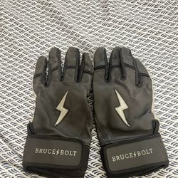 Bruce Bolt Batting Gloves Large