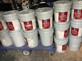 Exterior  Paint  in Dark Grey $60 per bucket.