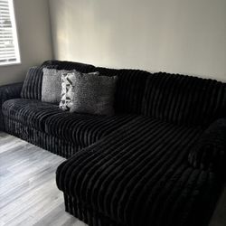 Black Sectional 