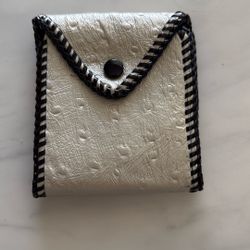 Black And Pearl White Wallet