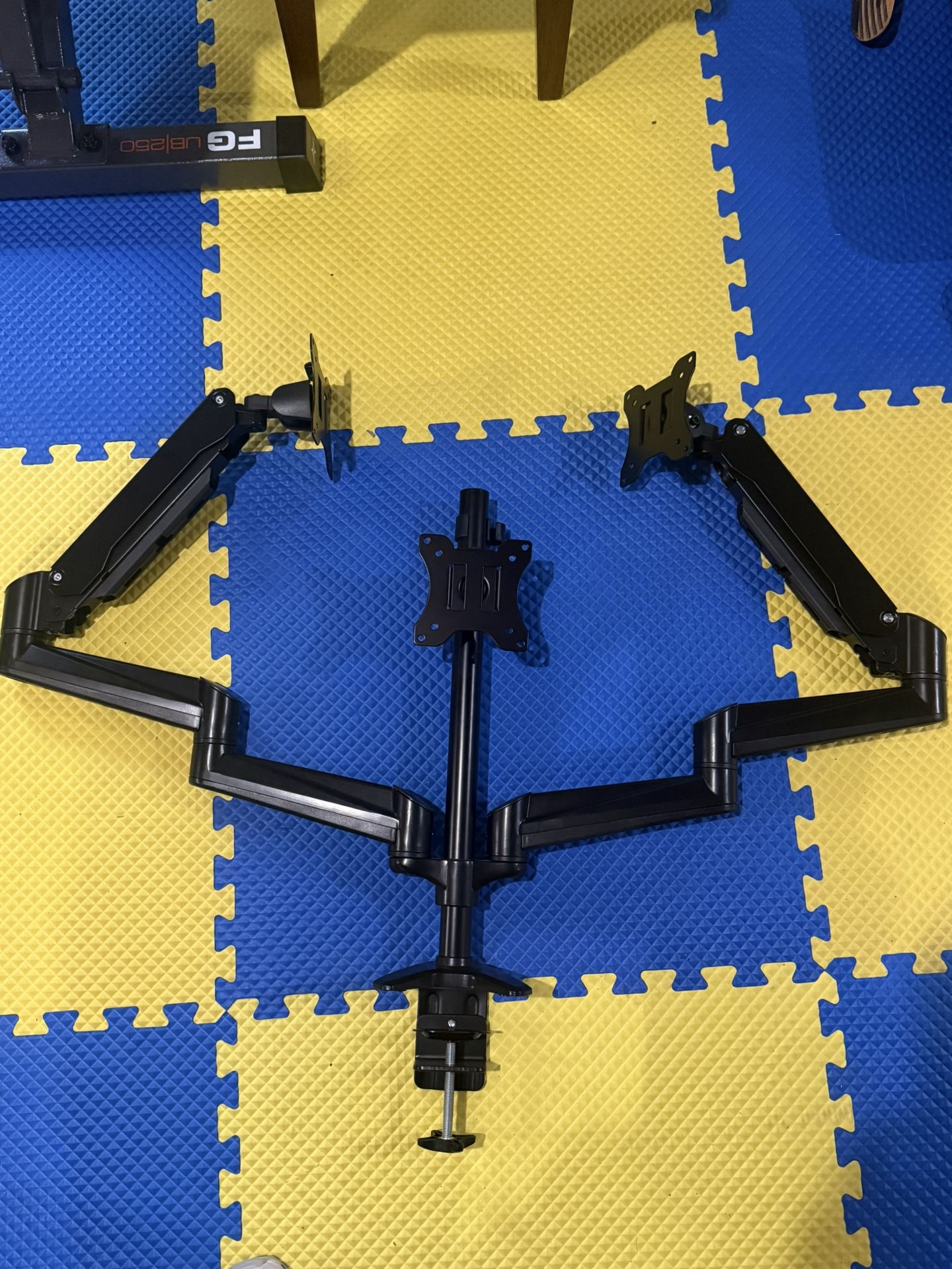 Three Monitor Desktop Stand