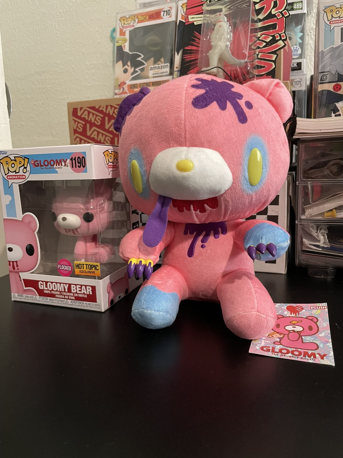 Gloomy Bear Figure X Plushie (Pink)