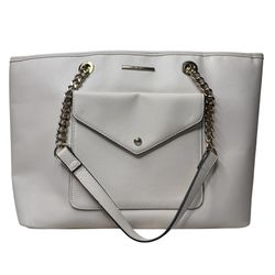 ALDO Chain Strap Tote white purse