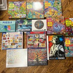 6 Magic puzzles Plus 8 1000 Piece