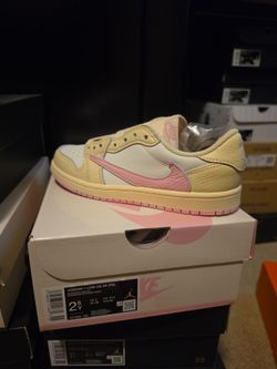 Jordan 1 Travis scott shy pink