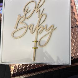 Oh Baby Cake Topper