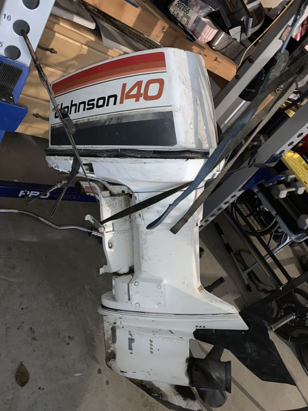 Johnson 140 sea horse outboard motor two stroke for Sale in Modesto, CA