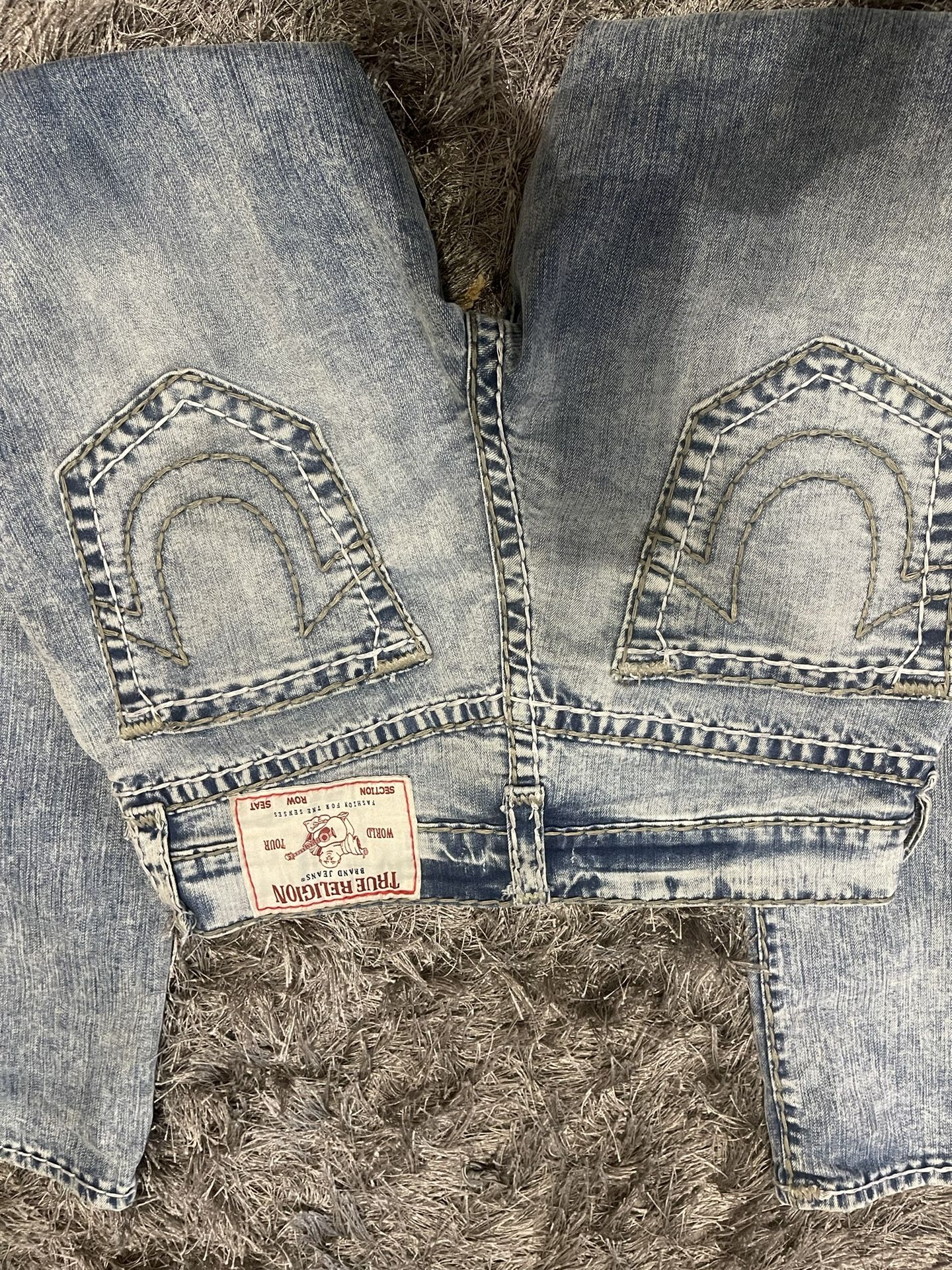 ホワイト（白）系 TRUE RELIGION(トゥルーレリジョン) デニム TRUE