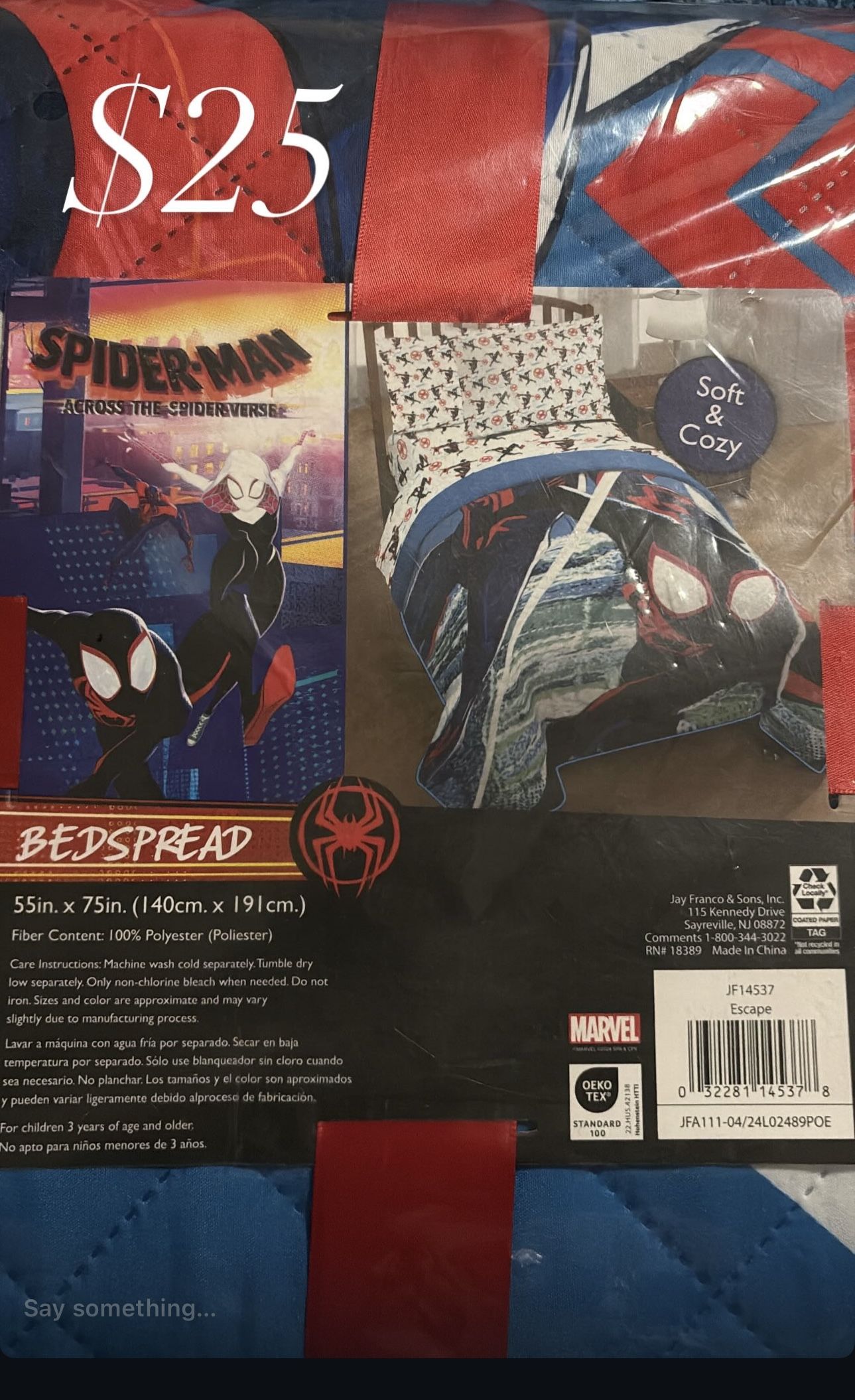 Spider-Man Bedspread