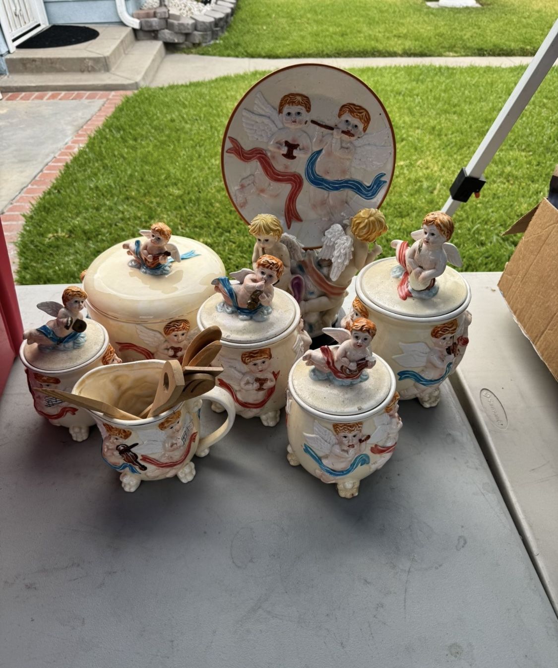 Angel Design Cookie Jar