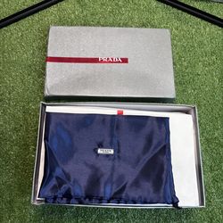 Royal blue Prada shoes