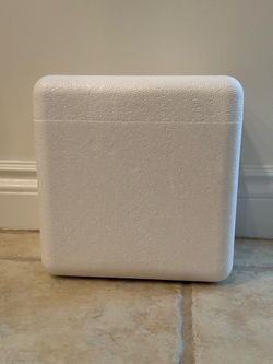 Styrofoam cooler